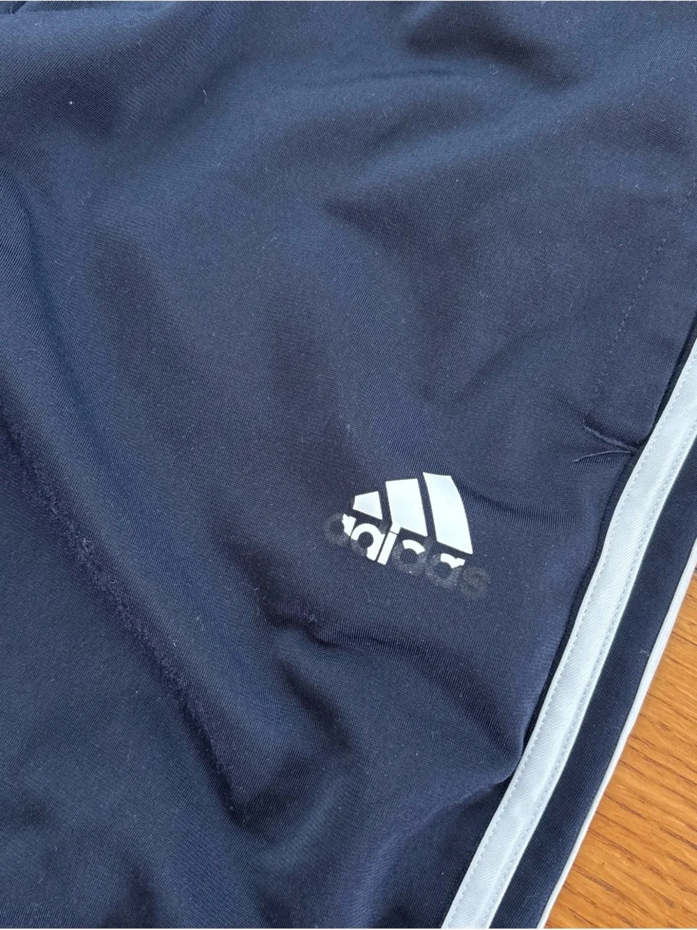 Adidas Primegreen 3-Stripes Track Pants Navy Blue Men's Size Medium Tall